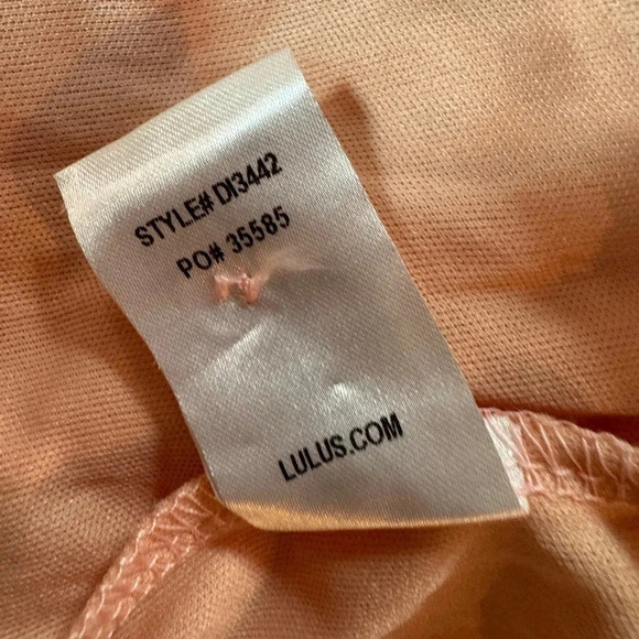 NWT Lulus My Sweetheart Blush Pink Lace Mini Dress size Medium - Picture 11 of 15